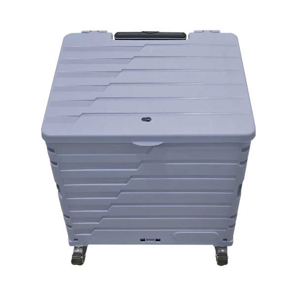 PLASTIC ORGANIZER WITH WHEELS, LID & HANDLE | 86134 - Image 