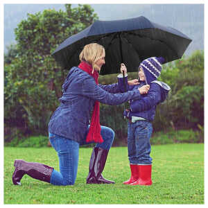 PORTABLE BLUE UMBRELLA | A0357 - Image 