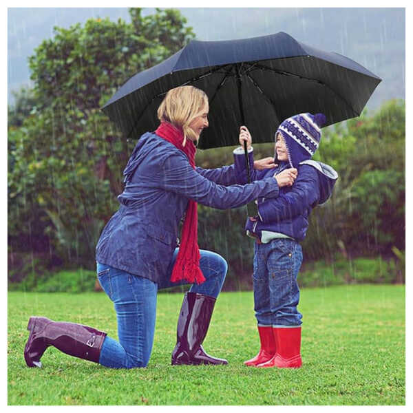 PORTABLE BLUE UMBRELLA | A0357 - Image 