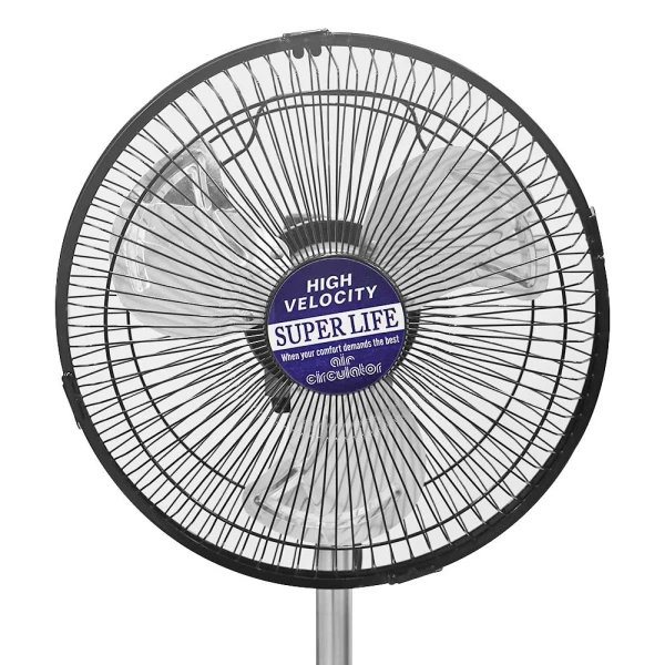 SUPERLIFE 10" BLACK STAND FAN | A1-A1468 - Image 