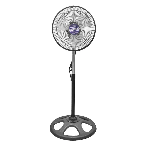 SUPERLIFE 10" BLACK STAND FAN | A1-A1468 - Image 1