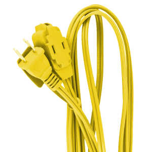YELLOW 20FT EXTENSION CORD | BP-2009 - Image 