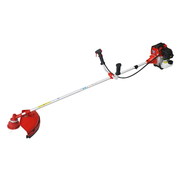 A bold red-and-black 51.2cc brush cutter ready to take on tough overgrowth