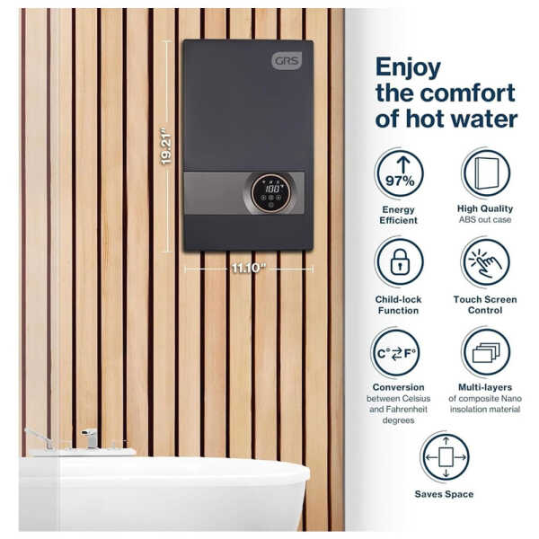 GRS TANKLESS WATER HEATER ELECTRIC 18KW | CP-18US - Image 