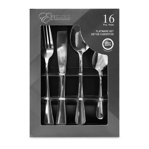 EPICURE STAINLESS STEEL CUTLERY SET 16PCS | EP-16PCS-2 - Image 
