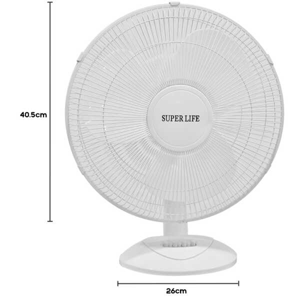 SUPERLIFE 16" TABLE FAN | FT-40-S009 - Image 