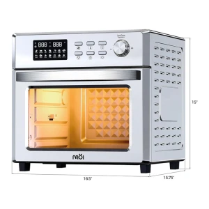 MOI 26 QT DIGITAL AIR FRYER OVEN STAINLESS STEEL | MAFO26QTSSGM - Image 