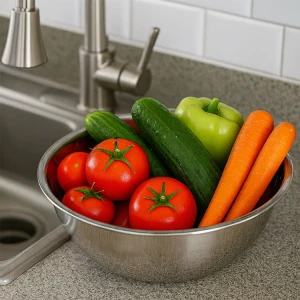 EMERALD STAINLESS STEEL BOWL  | VARIETY - Image 
