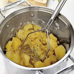 EMERALD STAINLESS STEEL POTATO MASHER | MH-663 - Image 