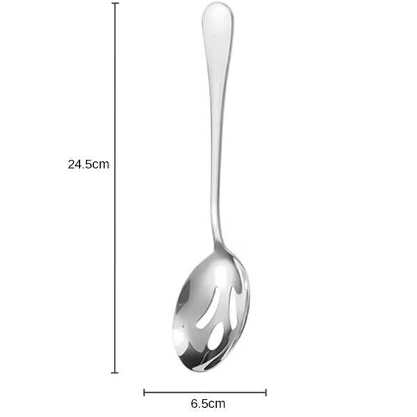EMERALD SAFARI 11" SLOTTED SPOON, SS | MH-685-SL - Image 