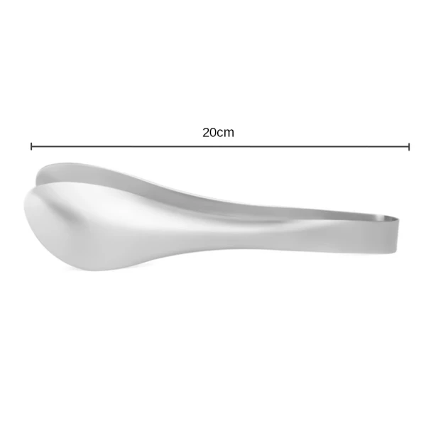 EMERALD OVAL TONG STAINLESS STEEL | MH-694/H - Image 
