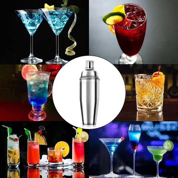 EMERALD MARVEL 12PIECES COCKTAIL SHAKER SET | MH-789/12 - Image 