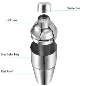 EMERALD MARVEL 5PIECES COCKTAIL SHAKER SET | NEW-BAR/5PC - Image 