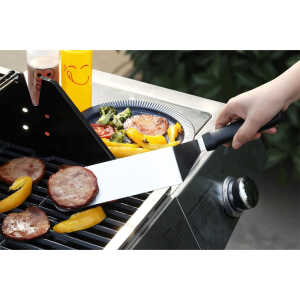 EMERALD STAINLESS STEEL WIDE SPATULA | NEW-PZSP - Image 