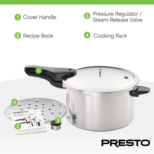 PRESTO 8-QT PRESSURE COOKER | PRE-1282 - Image 