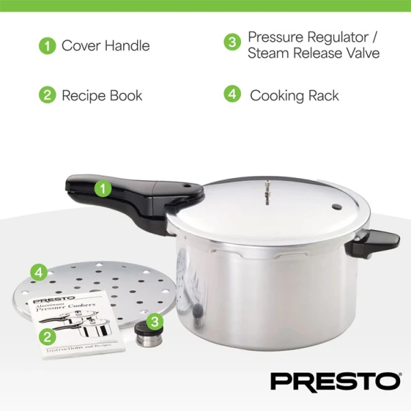PRESTO 8-QT PRESSURE COOKER | PRE-1282 - Image 