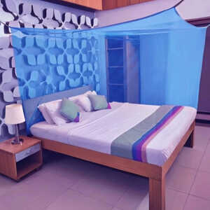 LOTUS QUEEN SIZE SQUARE MOSQUITO NET | R-10 - Image 