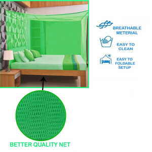 LOTUS QUEEN SIZE SQUARE MOSQUITO NET | R-10 - Image 