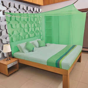 LOTUS QUEEN SIZE SQUARE MOSQUITO NET | R-10 - Image 