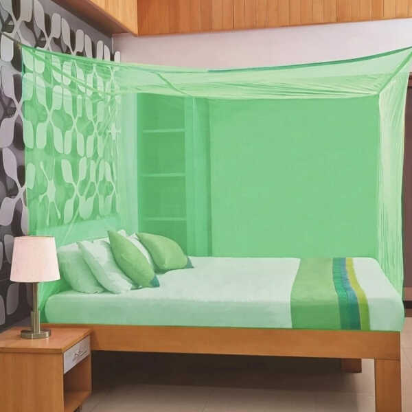 LOTUS QUEEN SIZE SQUARE MOSQUITO NET | R-10 - Image 