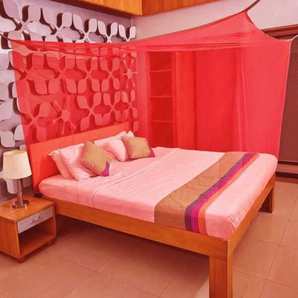 LOTUS QUEEN SIZE SQUARE MOSQUITO NET | R-10 - Image 