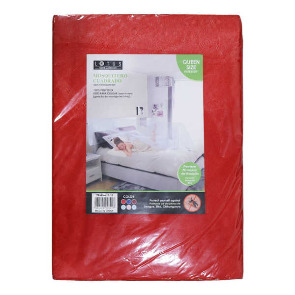 LOTUS QUEEN SIZE SQUARE MOSQUITO NET | R-10 - Image 