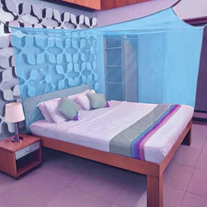 LOTUS QUEEN SIZE SQUARE MOSQUITO NET | R-10 - Image 