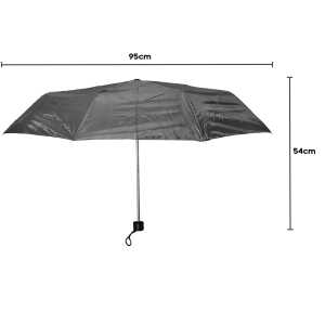 BLACK PORTABLE UMBRELLA | RD-001N - Image 