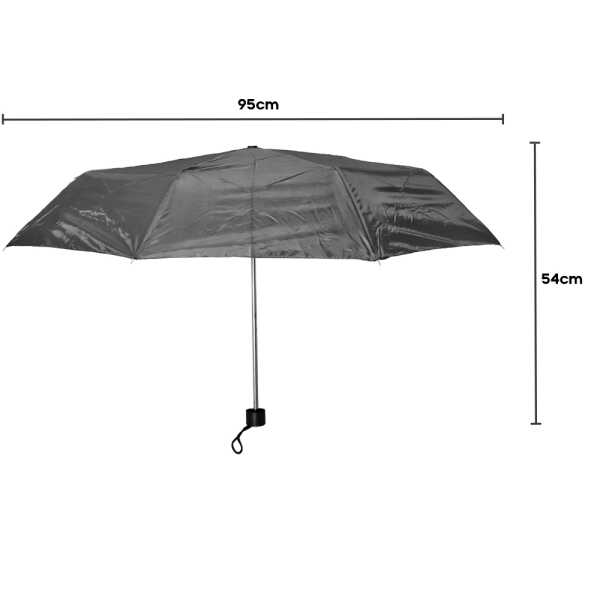 BLACK PORTABLE UMBRELLA | RD-001N - Image 