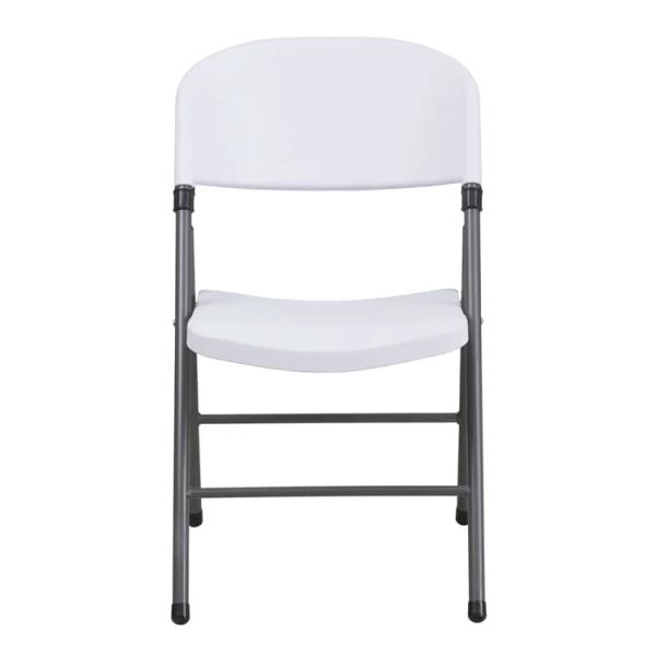 PLASTIC WHITE FOLDABLE CHAIR | YCD-50 - Image 