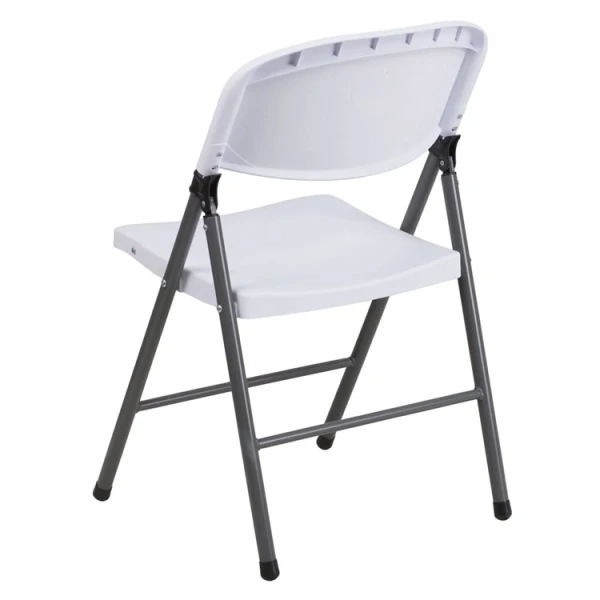 PLASTIC WHITE FOLDABLE CHAIR | YCD-50 - Image 