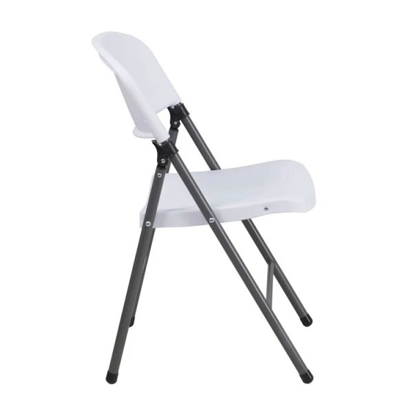 PLASTIC WHITE FOLDABLE CHAIR | YCD-50 - Image 