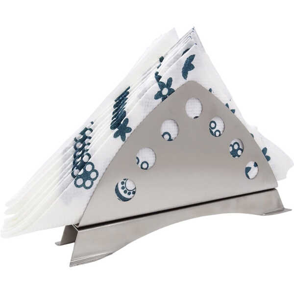 EMERALD STAINLESS STEEL NAPKIN HOLDER W/STAND | MH-770/D - Image 