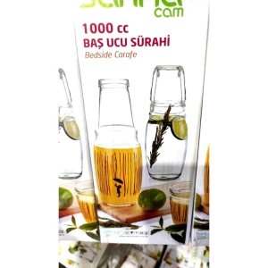 SARINA 1 LITER GLASS CARAFE | S-127 - Image 