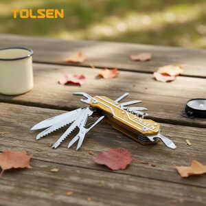 TOLSEN 15-IN-1 MULTI-FUNCTION POCKET FOLDING KNIFE | 30048 - Image 
