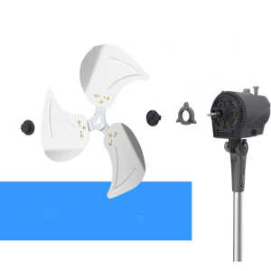 NAVIA 18" PEDESTAL FAN WITH METAL BLADES 127V | A18 - Image 