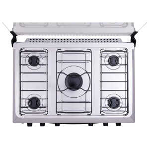MITSUMI MONACO PLUS 30" 5 BURNERS GAS RANGE BLACK | ATL300001250 - Image 