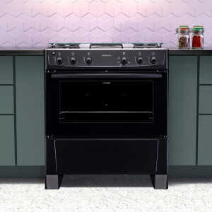 MITSUMI MONACO PLUS 30" 5 BURNERS GAS RANGE BLACK | ATL300001250 - Image 