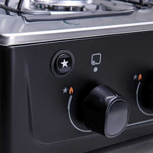 MITSUMI MONACO PLUS 30" 5 BURNERS GAS RANGE BLACK | ATL300001250 - Image 