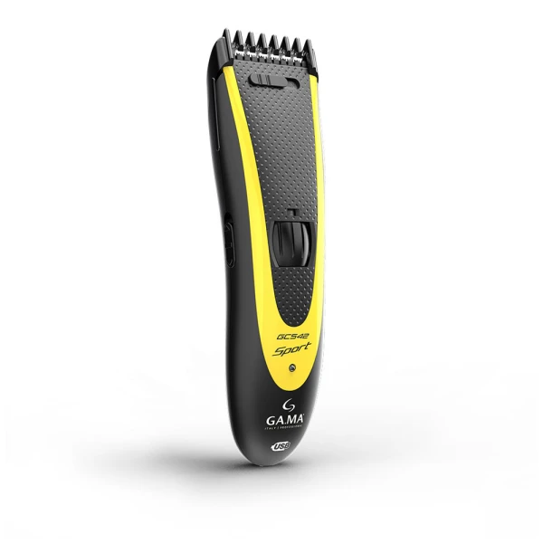 GA.MA HAIR CLIPPER GC 542 SPORT, 110V, YELLOW/BLACK | BECCP0000000761 - Image 