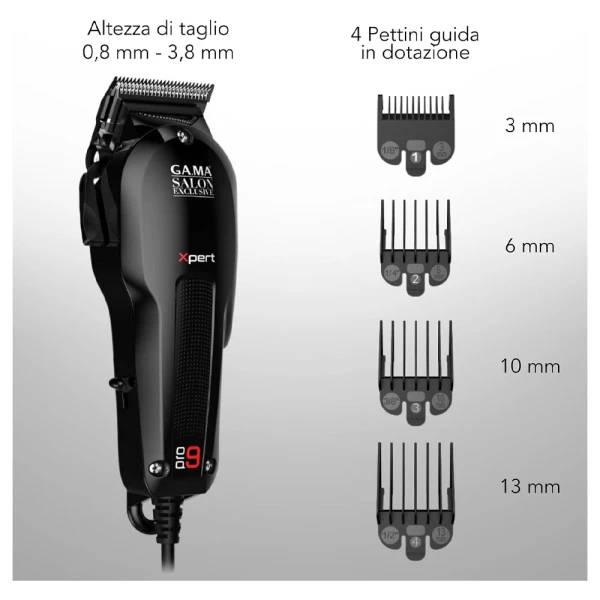 GA.MA PROFESSIONAL HAIR CLIPPER PRO9 XPERT, HF, 110V | BECCP0000000790 - Image 