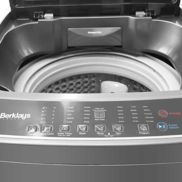 BERKLAYS 18KG TOPLOAD WASHER WITH IMPELLER 110V | BW18TOPSR - Image 
