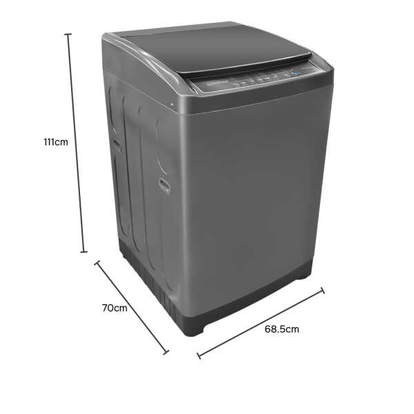 BERKLAYS 18KG TOPLOAD WASHER WITH IMPELLER 110V | BW18TOPSR - Image 