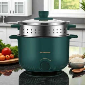 PREMIER 2L MULTI COOKER W/ STEAMER 900W | ED-8337 - Image 