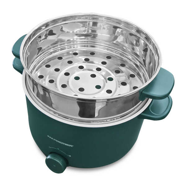 PREMIER 2L MULTI COOKER W/ STEAMER 900W | ED-8337 - Image 