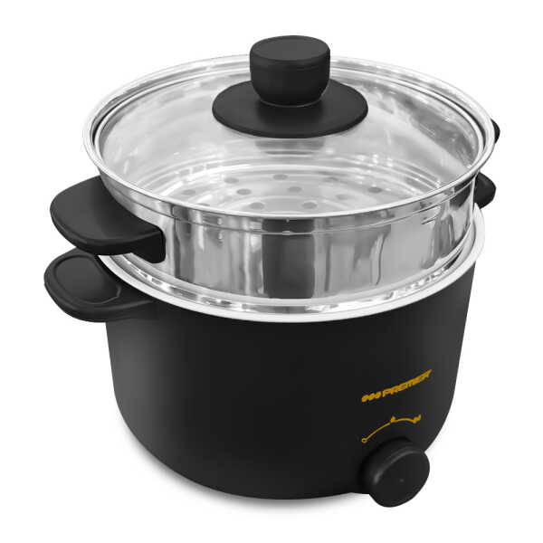 PREMIER 2L MULTI COOKER W/ STEAMER 900W | ED-8337 - Image 