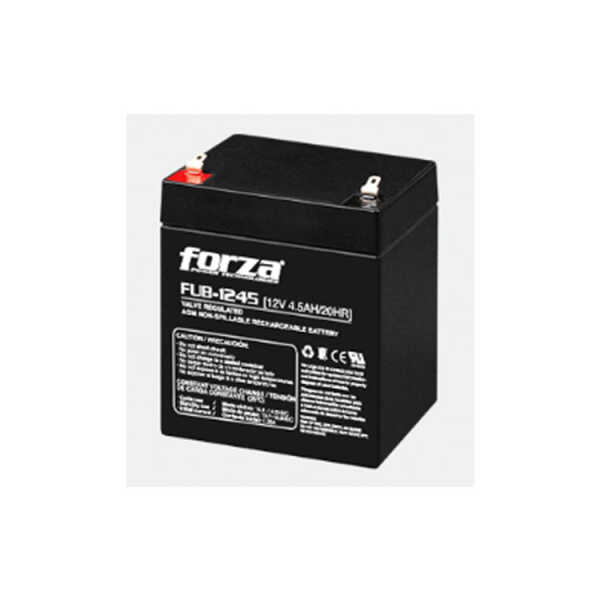 FORZA SEALED 12V/4.5AH RECHARGEABLE BATTERY | FUB-1245 - Image 
