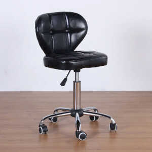 SWIVEL BAR CHAIR BLACK H69-82CM | HY7003 - Image 