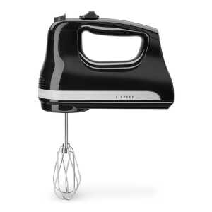 KITCHENAID ULTRA POWER 3-SPEED HAND MIXER BLACK | KHM312OB - Image 