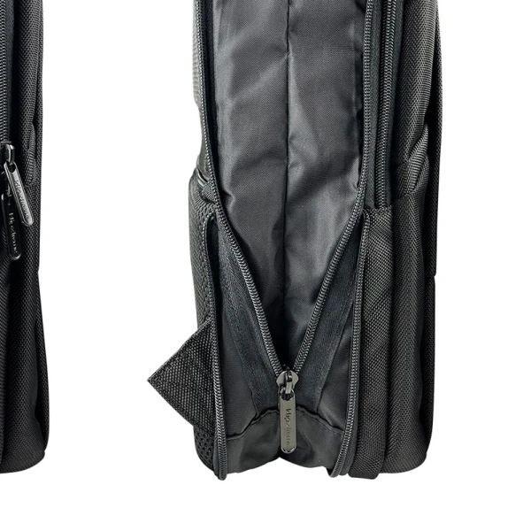 KLIPX LAPTOP BACKPACK SLIM & EXPANDABLE WATER-RESISTANT WITH ANTI-THEFT POCKET | KNB-650BK - Image 